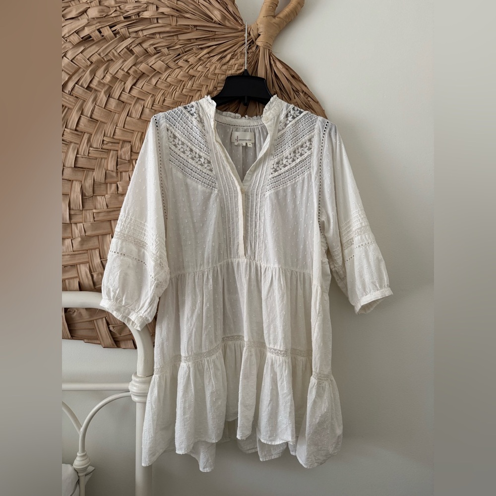 Anthropologie Vicenza Lace Babydoll Tunic - Picture 3 of 12